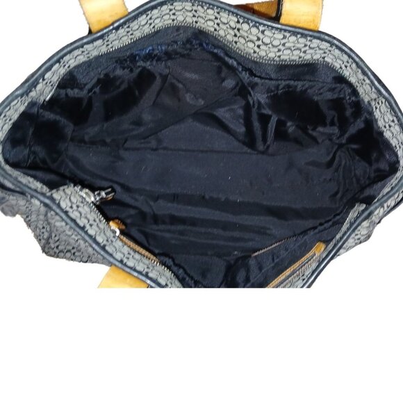 Coach Monogram Signature Diaper Bag Voyager Black Gray F0926-F13813 Signature C - Picture 10 of 16